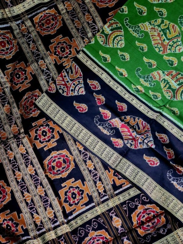 Sankha Bandhakala Sambalpuri Cotton Saree